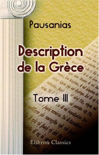Tapa de Description de la Grèce