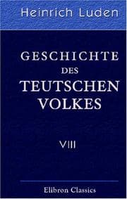 Tapa de Geschichte des Teutschen Volkes