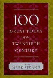 Tapa de 100 great poems of the twentieth century