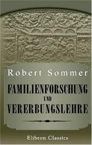 Tapa de Familienforschung und Vererbungslehre