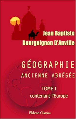 Tapa de Géographie ancienne abrégée