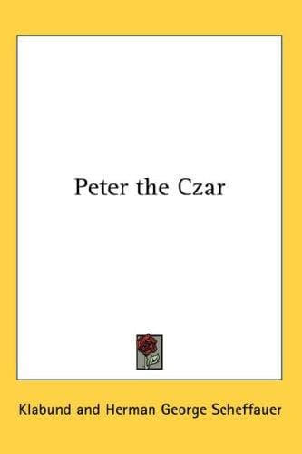 Tapa de Peter the Czar