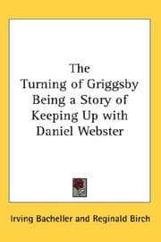 Tapa de The Turning of Griggsby Being a Story of Keeping Up with Daniel Webster