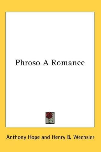 Tapa de Phroso A Romance
