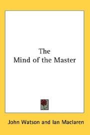 Tapa de The Mind of the Master