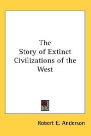Tapa de The Story of Extinct Civilizations of the West