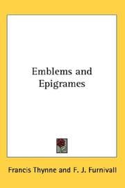 Tapa de Emblems And Epigrames