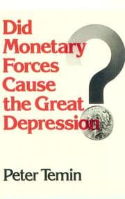 Tapa de Did monetary forces cause the Great Depression?