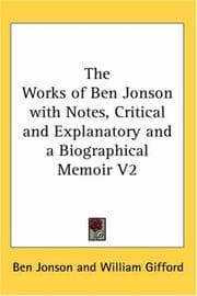 Tapa de The Works of Ben Jonson with Notes, Critical and Explanatory and a Biographical Memoir V2
