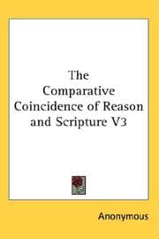 Tapa de The Comparative Coincidence of Reason and Scripture V3