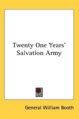 Tapa de Twenty One Years' Salvation Army