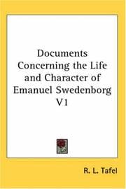 Tapa de Documents Concerning the Life and Character of Emanuel Swedenborg V1