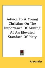 Tapa de Advice To A Young Christian On The Importance Of Aiming At An Elevated Standard Of Piety