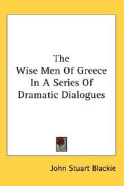 Tapa de The Wise Men Of Greece In A Series Of Dramatic Dialogues