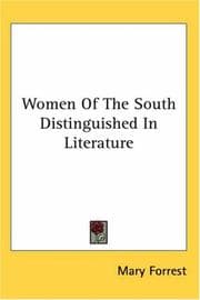 Tapa de Women of the South distinguished in literature