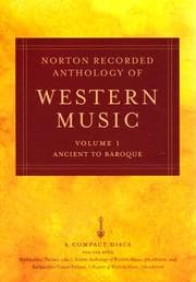 Tapa de Norton Recorded Anthology of Western Music, Vol. 1