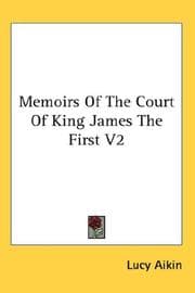 Tapa de Memoirs Of The Court Of King James The First V2