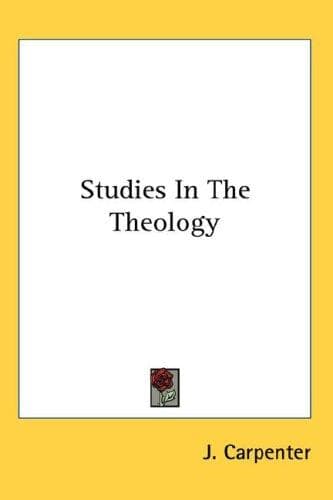 Tapa de Studies In The Theology