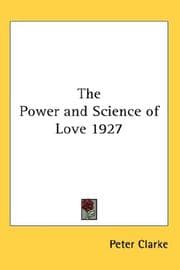 Tapa de The Power and Science of Love 1927