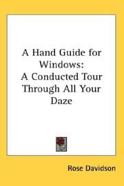 Tapa de A Hand Guide for Windows