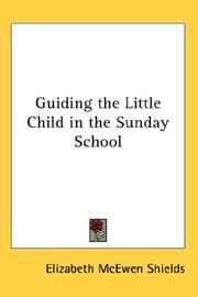 Tapa de Guiding the Little Child in the Sunday School