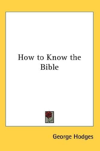 Tapa de How to Know the Bible