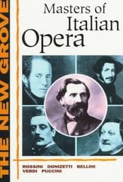 Tapa de New Grove Masters of Italian Opera