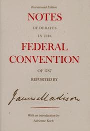 Tapa de Journal of the Federal Convention