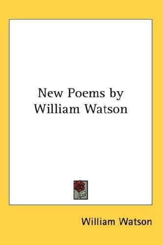 Tapa de New Poems by William Watson