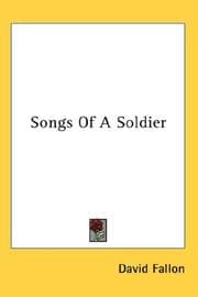Tapa de Songs of a Soldier