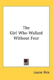 Tapa de The Girl Who Walked Without Fear