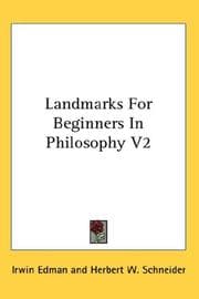 Tapa de Landmarks For Beginners In Philosophy V2