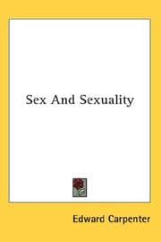 Tapa de Sex and Sexuality