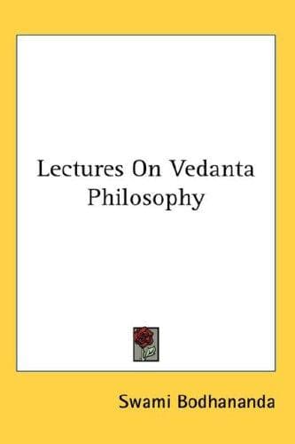 Tapa de Lectures On Vedanta Philosophy