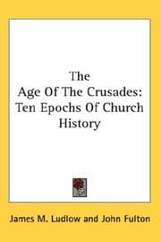Tapa de The age of the crusades