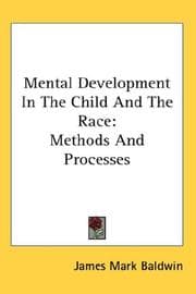 Tapa de Mental Development in the Child and the Race (1895) (Thoemmes Press - Classics in Psychology)