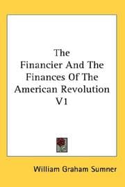 Tapa de The Financier And The Finances Of The American Revolution V1