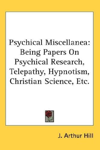Tapa de Psychical Miscellanea