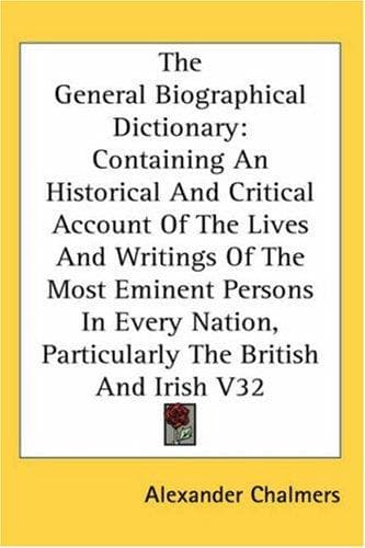Tapa de The General Biographical Dictionary