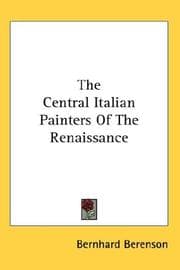Tapa de The Central Italian Painters Of The Renaissance