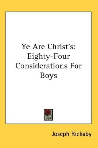 Tapa de Ye Are Christ's