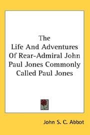 Tapa de The Life And Adventures Of Rear-Admiral John Paul Jones Commonly Called Paul Jones
