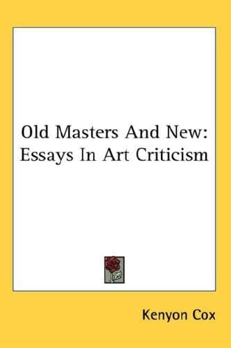 Tapa de Old Masters And New