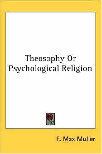 Tapa de Theosophy Or Psychological Religion