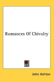 Tapa de Romances Of Chivalry