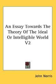 Tapa de An Essay Towards The Theory Of The Ideal Or Intelligible World V2