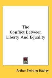 Tapa de The Conflict Between Liberty And Equality