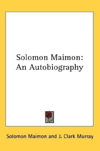 Tapa de Solomon Maimon