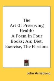 Tapa de The Art Of Preserving Health