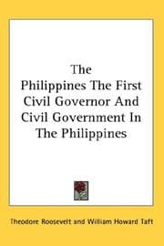 Tapa de The Philippines The First Civil Governor And Civil Government In The Philippines